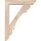 Ekena Millwork Olympic Slat Smooth Bracket w/ Offset Brace, Douglas Fir, 5 1/2"W x 26"D x 34"H BKT0604X26X34OLY06SDF - alternate 2